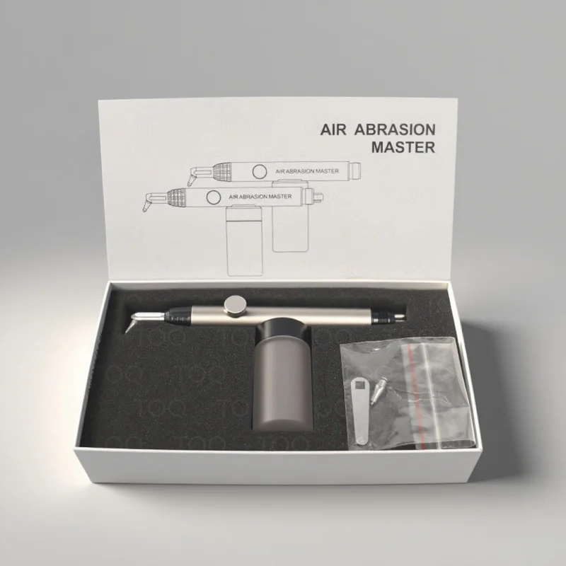 Teeth Whitening Options - Hochwertiger Luftabrieb-Polierer, Labor-Aluminiumoxid-Mikroblaster, Sandstrahl-Set für die