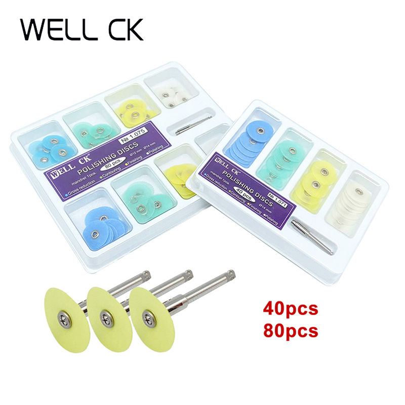 Whitening Teeth Dentist - WELL CK 40/80 Stücke Dental Polierscheiben