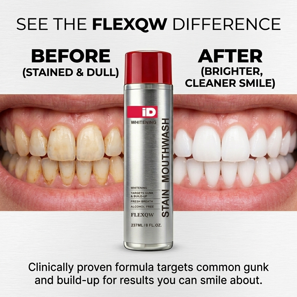 Teeth Whitening With Peroxide - Hismile ID Whitening Stain Mundwasser 237ml
