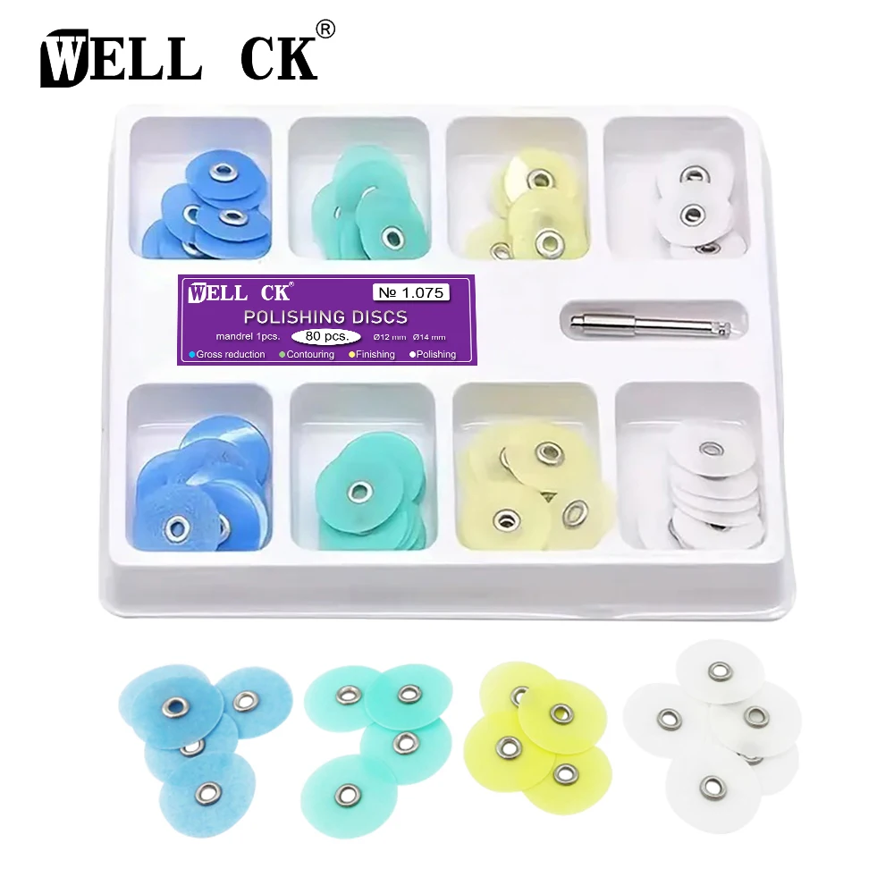 Whitening Teeth Dentist - WELLCK Zahnpolierscheiben, Brutto-Reduktion, Konturierungsdorn, Verbrauchsmaterialien, Streifen,