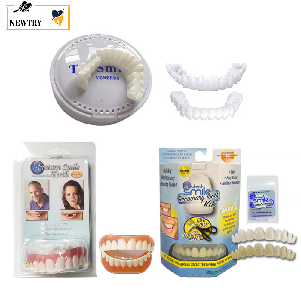 Teeth Whitening With Braces - 5 Stück obere untere gefälschte Zahn