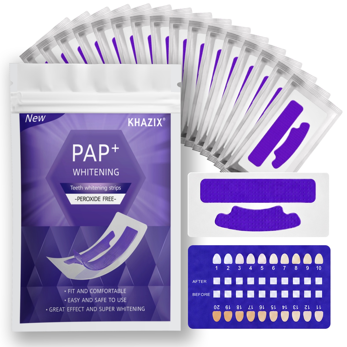 1/7 Paar Zahnaufhellungsstreif – Teeth Whitening Strips Crest Bewertung und Preis