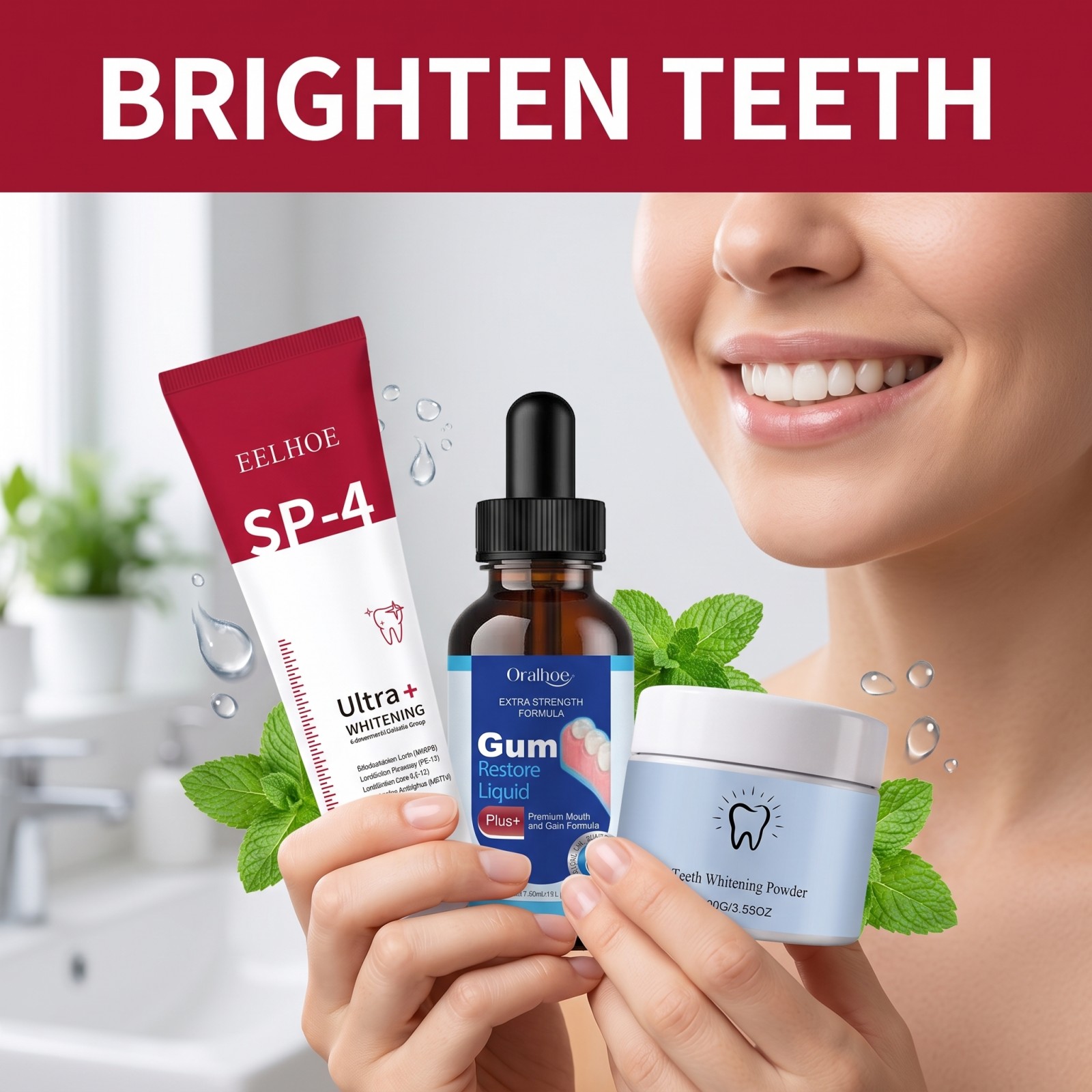 Mundpflege-Kombi-Set: Aufhelle – Teeth Whitening Serum Bewertung und Preis
