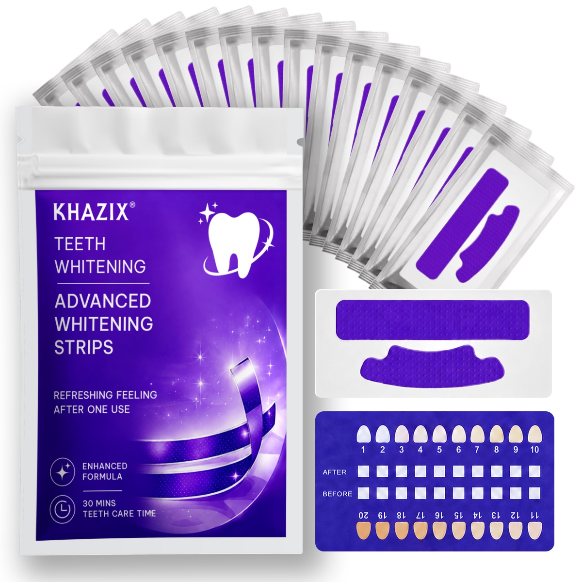 1/7 Paar Zahnaufhellungsstreif – Teeth Whitening Strips Crest Bewertung und Preis