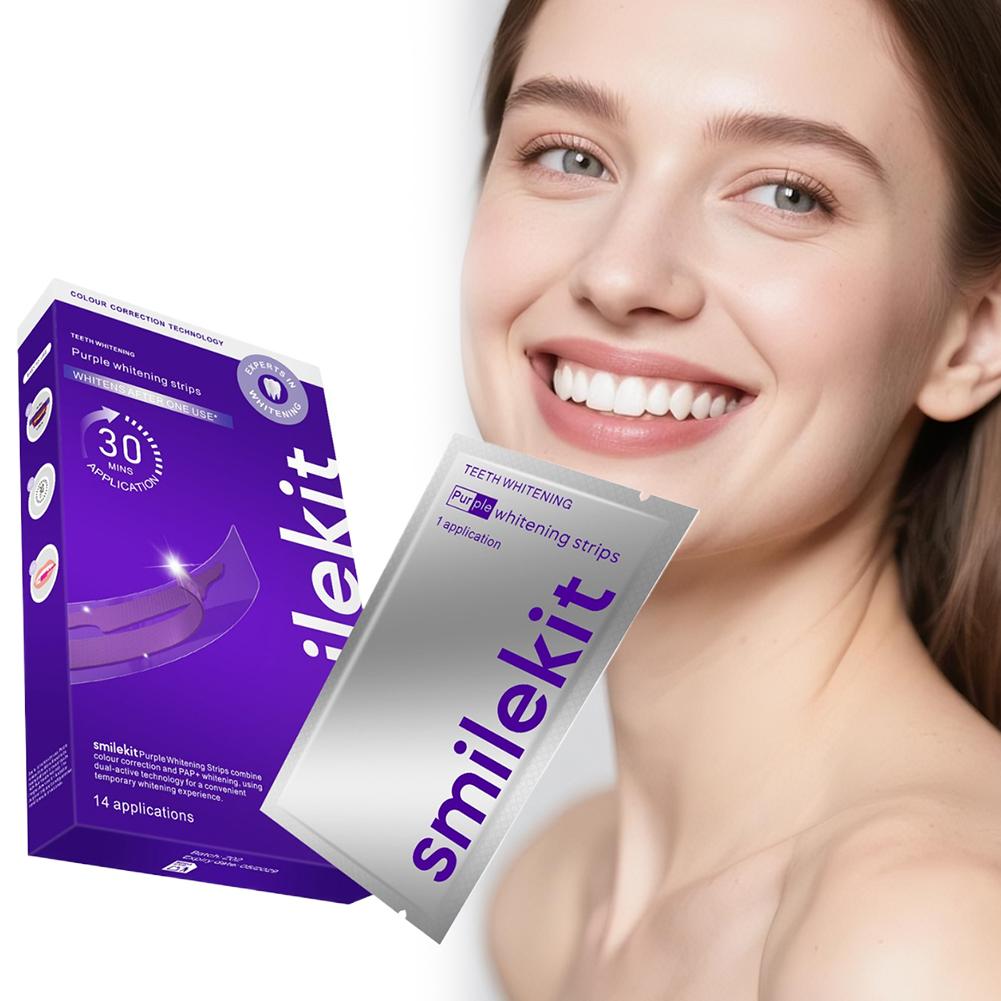  Smilekit Zahnaufhellungsstre – Teeth Whitening Strips Crest Bewertung und Preis