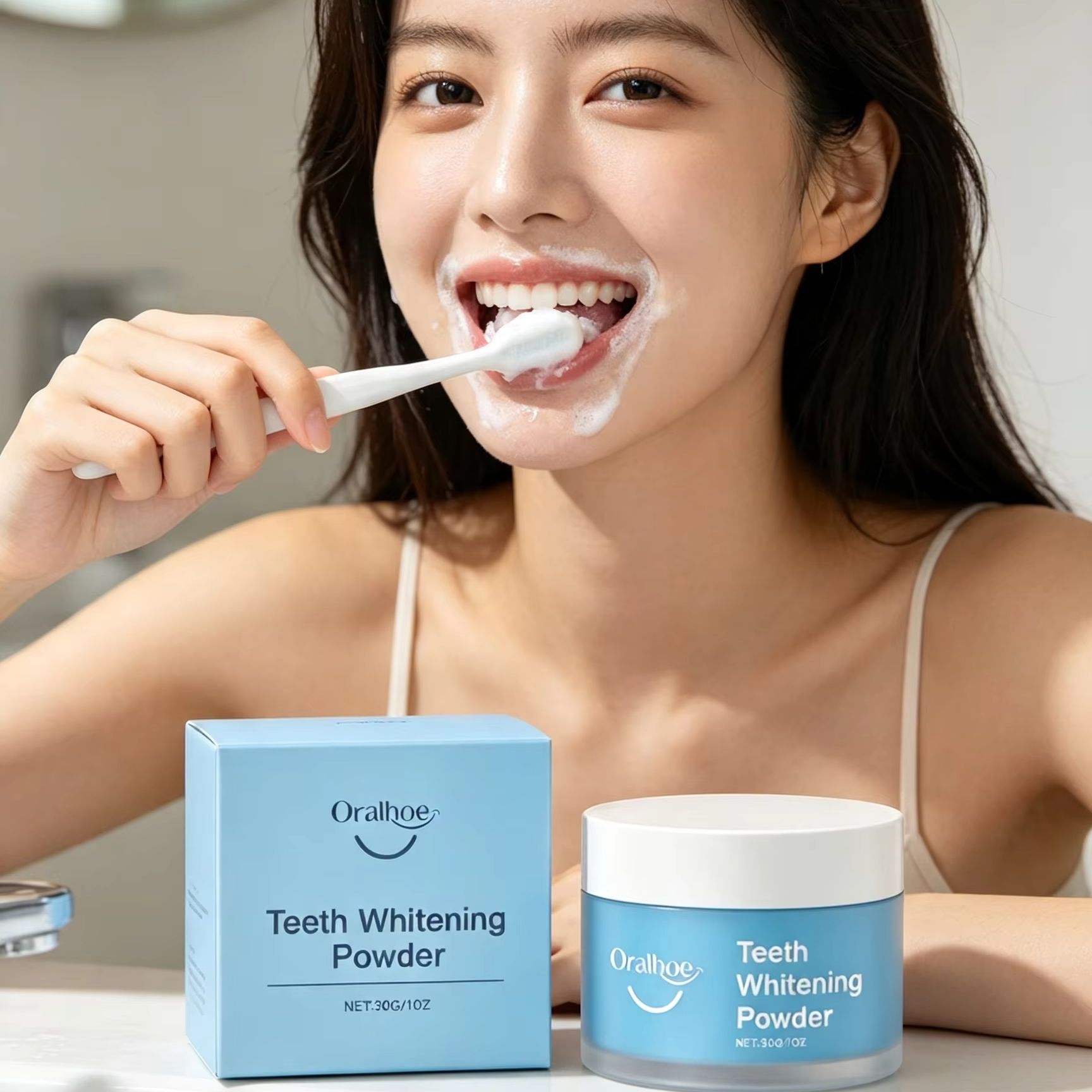 Oralhoe Zahnpulver zum Zähnepu – Teeth Paint Whitening Bewertung und Preis