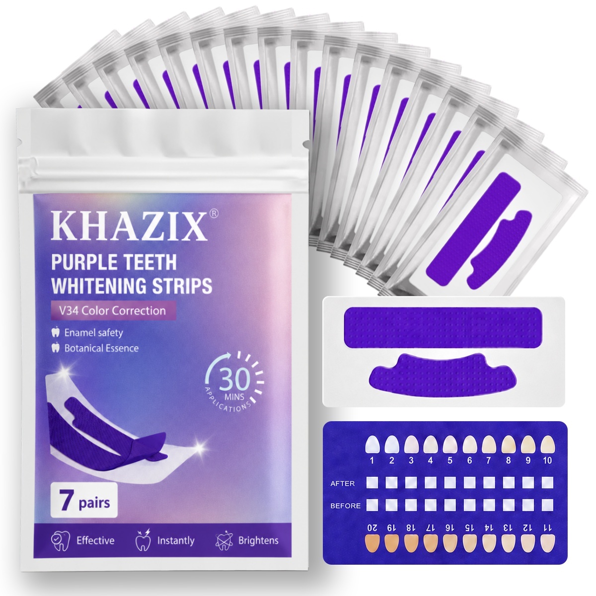 1/7 Paar Zahnaufhellungsstreif – Teeth Whitening Strips Crest Bewertung und Preis