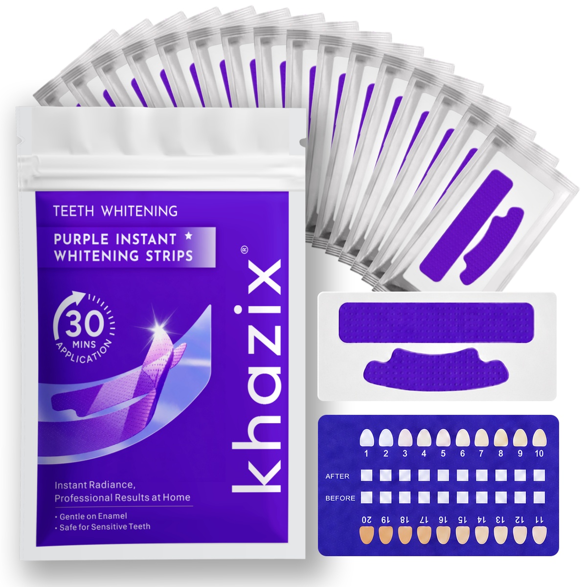 1/7 Paar Zahnaufhellungsstreif – Teeth Whitening Strips Crest Bewertung und Preis