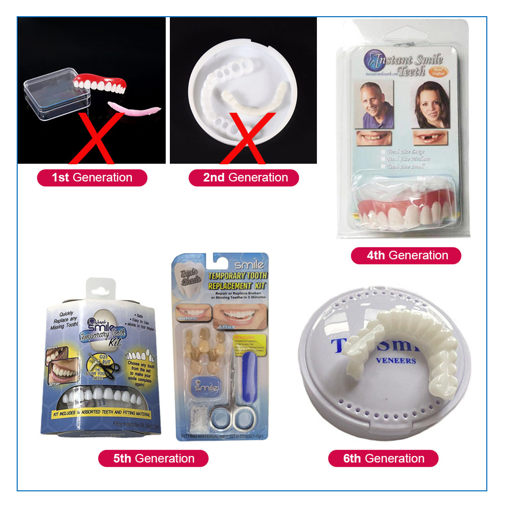 5 Stück obere untere gefälscht – Teeth Whitening With Braces Bewertung und Preis